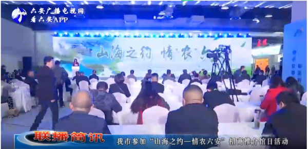 孫學龍出席“山海之約——情農(nóng)六安”招商推介館日活動（視頻）